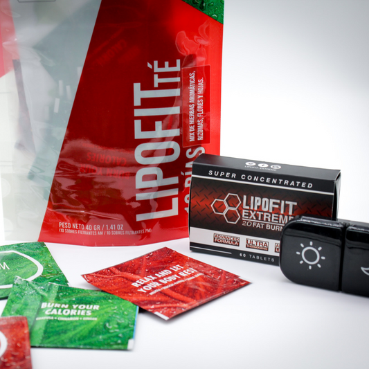 2 Lipofit Extreme + 2 Lipofit Detox Tea + 1 Steviafit