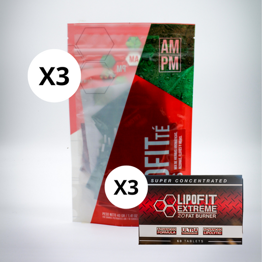 3 Lipofit Extreme + 3 Lipofit Detox Tea